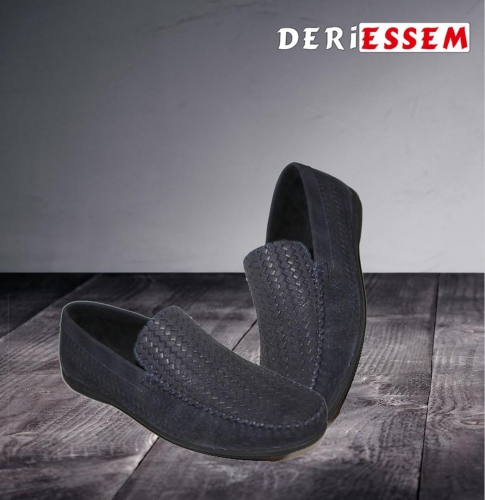 Deriessem - Navy Nubuck Shoes